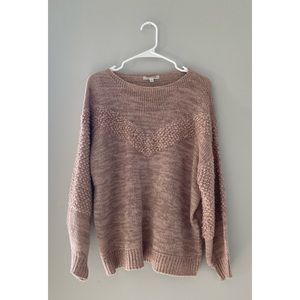Taylor and Sage Pink Mauve Crewneck Sweater XS